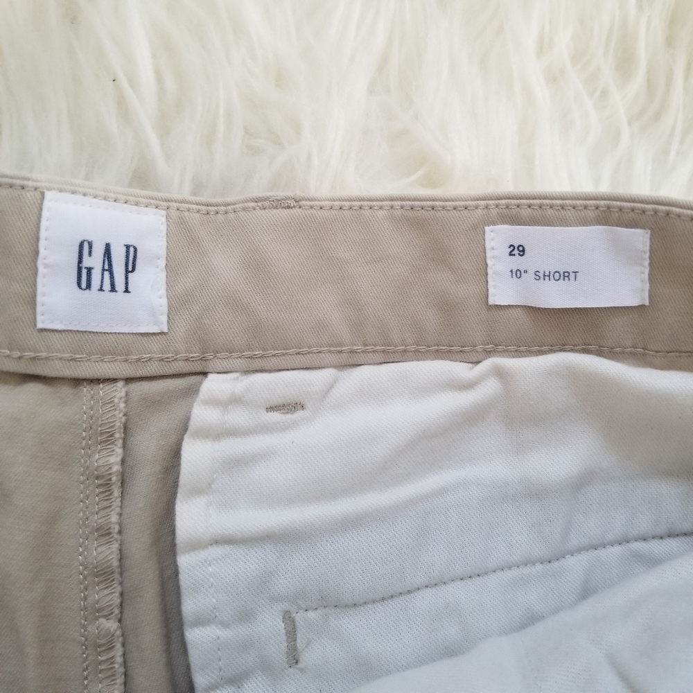 Gap 10" Casual Sand Khaki Shorts 29 - Picture 4 of 7